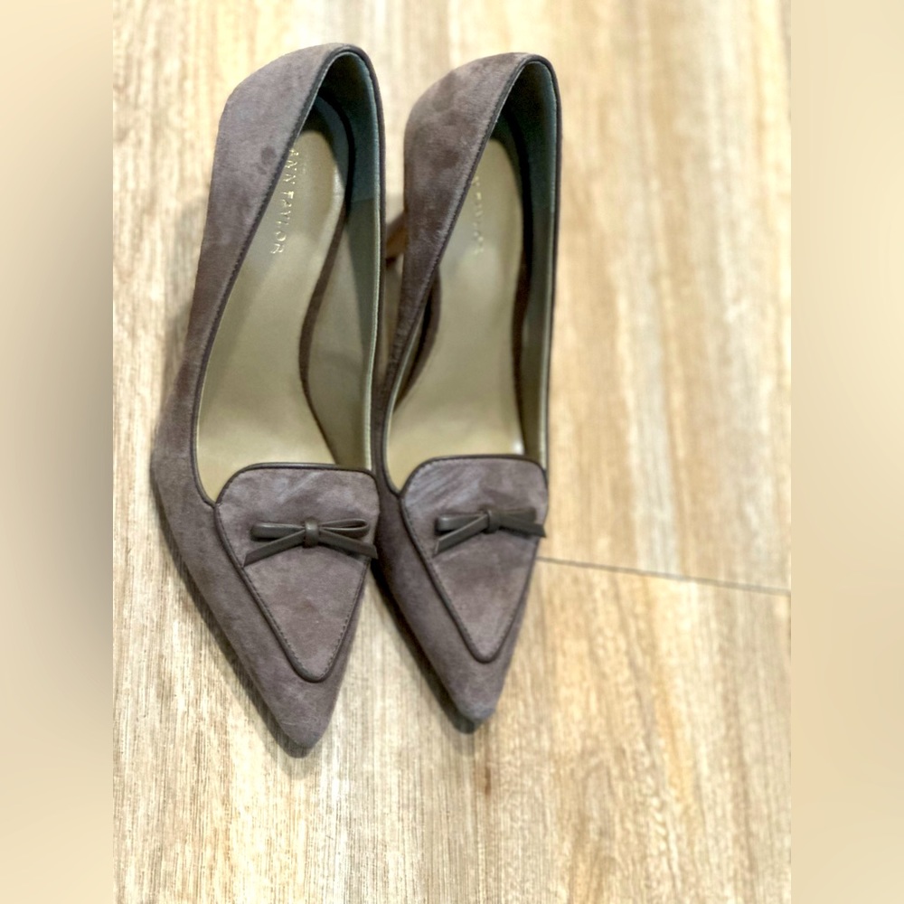 Ann Taylor Suede Heels